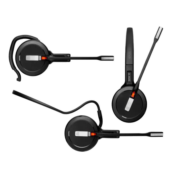 EPOS IMPACT SDW 5013 - Headset-system - on-ear - konvertibel - DECT - trådløs - Certificeret til Skype for Business (1001015)