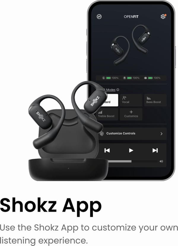 Shokz OpenFit Black (T910-ST-BK)
