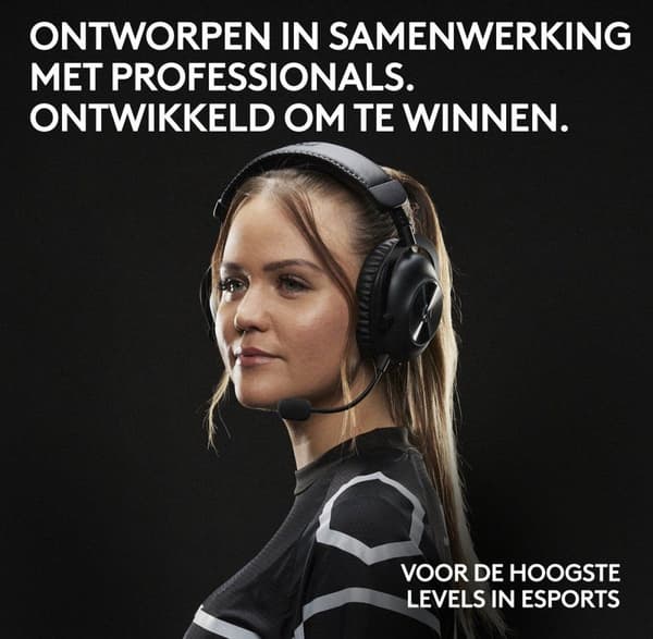 Logitech PRO X - gaming - headset - circumaural - LIGHTSPEED - trådlöst - brusisolering - vit