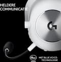 Miniatyrbild 7 av 10: Logitech PRO X - gaming - headset - circumaural - LIGHTSPEED - trådlöst - brusisolering - vit