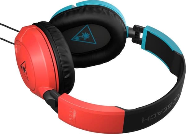 Turtle Beach Recon 50 -kuulokkeet, langallinen pääpanta, pelinsininen - punainen (TBS-8150-05)
