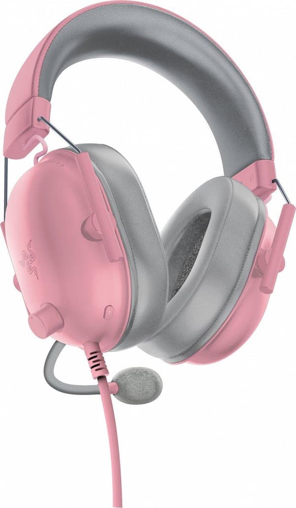 Razer BlackShark V2 X - Headset - cirkumaural - Bluetooth - trådlös, trådbunden - 3,5 mm jack - brusisolering - vit (RZ04-03240800-R3M1)