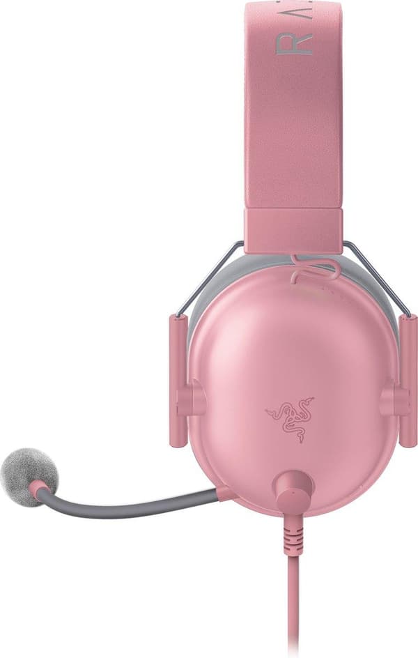 Razer BlackShark V2 X - Headset - cirkumaural - Bluetooth - trådlös, trådbunden - 3,5 mm jack - brusisolering - vit (RZ04-03240800-R3M1)