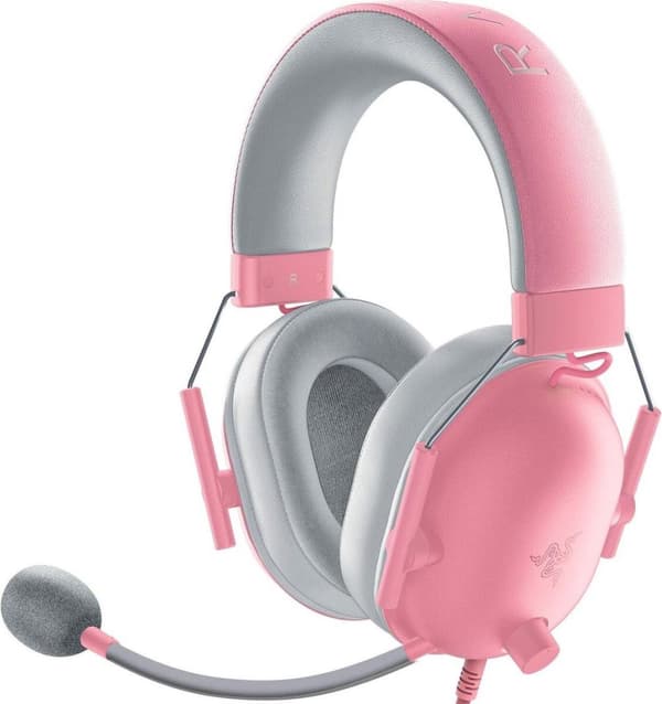 Razer BlackShark V2 X - Headset - cirkumaural - Bluetooth - trådlös, trådbunden - 3,5 mm jack - brusisolering - vit (RZ04-03240800-R3M1)
