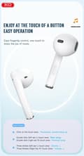 Miniatyrbild 6 av 6: TWS Airpods BT 5.1 Stereo Hörlurar med laddbox XO - Vit