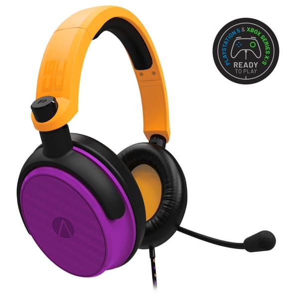 Stealth C6-100 Gaming Headset for Switch, XBOX, PS4/PS5, PC - Neon Orange/Purple