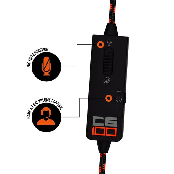 Stealth C6-100 Gaming Headset for PC,  XBOX, PS4/PS5 - Orange