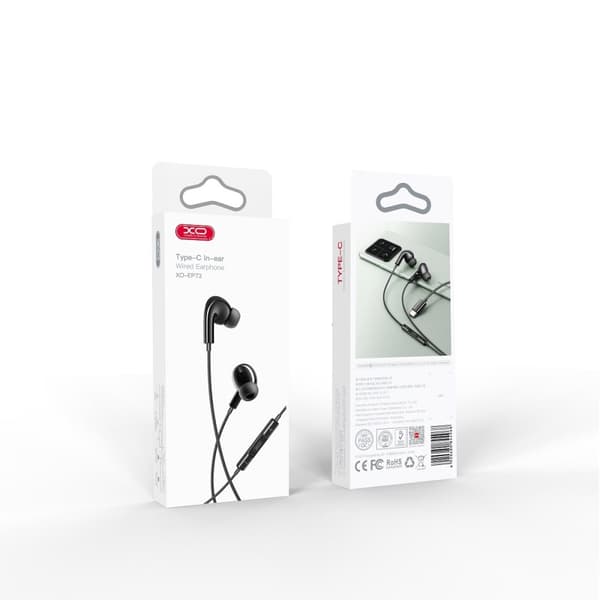 in-Ear USB-C hörlurar för Samsung / iPhone 15, 16 och Mobil med USB-C Kontakt