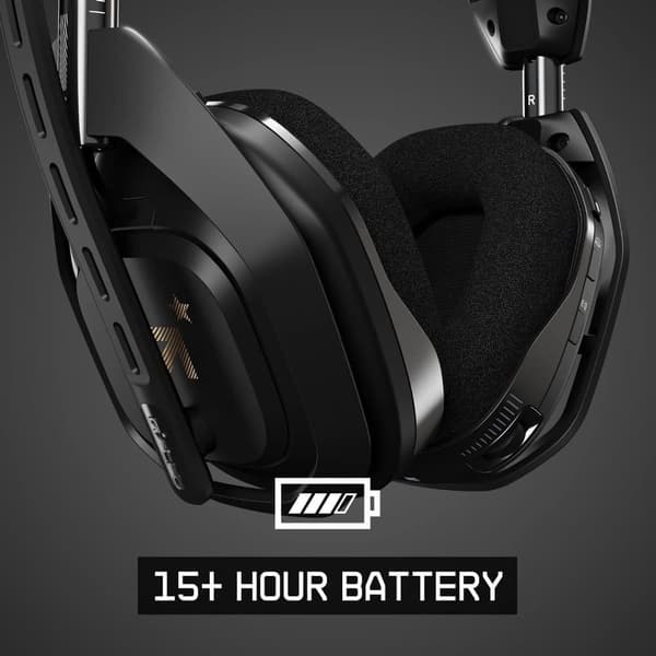 ASTRO Gaming A50 trådløst gaming headset + opladningsbasestation, spil / stemmebalancekontrol - sort / guld
