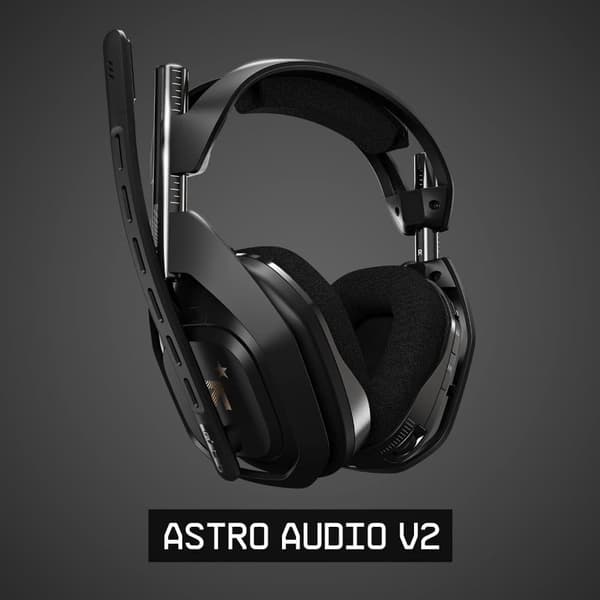 ASTRO Gaming A50 trådløst gaming headset + opladningsbasestation, spil / stemmebalancekontrol - sort / guld