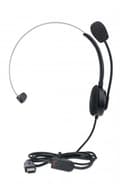 Pikkukuva 6 / 6: MANHATTAN Mono USB-kuulokkeet, ympyrämuotoilu (Over-Ear), yksipuolinen korvakuppi, langallinen, USB-A-liitin, integroitu äänenvoimakkuuden säätö, sääd