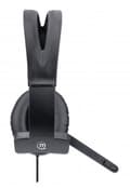Miniatyrbillede 5 af 6: MANHATTAN Mono USB Headset, On-Ear Design (On-Ear), Enkeltsidet Ørekop, Kabelført, USB-A stik, Integreret lydstyrkekontrol, Justerbar mikrofon, Sort (
