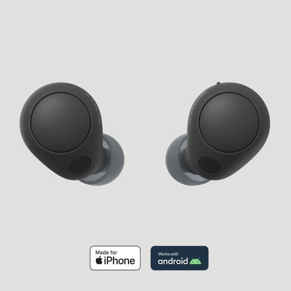 Sony WF-C700N - Ægte trådløse hovedtelefoner med mikrofon - in-ear - Bluetooth - aktiv støjreduktion - sort (WFC700NB.CE7)