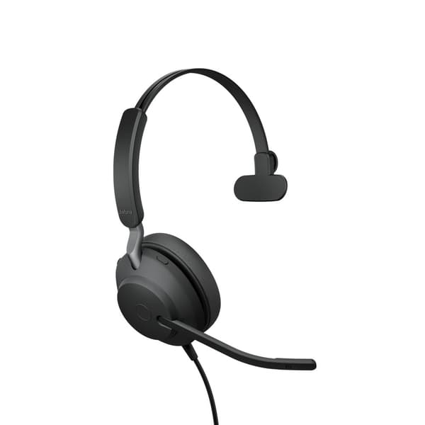 GN Jabra Jabra Evolve2 40 SE UC Mono - Headset - On-ear - Kabelansluten - USB-C - Brusisolering - Optimerad för UC (24189-889-899)