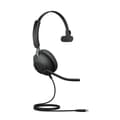Miniatyrbild 2 av 3: GN Jabra Jabra Evolve2 40 SE UC Mono - Headset - On-ear - Kabelansluten - USB-C - Brusisolering - Optimerad för UC (24189-889-899)