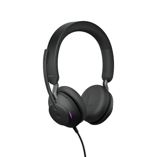 GN Jabra Jabra Evolve2 40 SE MS Stereo - Headset - On-Ear - Kabel - USB-A - Brusisolering - Certifierad för Microsoft Teams (24189-999-999)