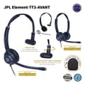 Miniatyrbild 9 av 10: JPL TT3-AVANT-M hörlurar Trådbundet pannband Kontor/callcenter Svart - Silver (575-348-001)