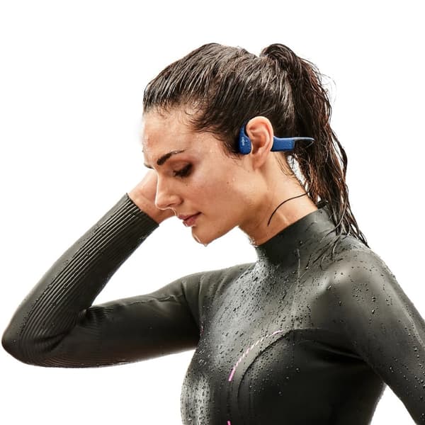 Shokz OpenSwim - Headset Digital Player - 4GB - Trådlös laddning - Svart