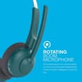 Miniatyrbild 4 av 8: JLab Go Work Pop Headset med mikrofon - Trådlöst headset Bluetooth - Brusreducerande mikrofon - 50 timmars speltid