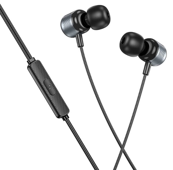 Borofone Hörlurar In-Ear Platinum Black USB C