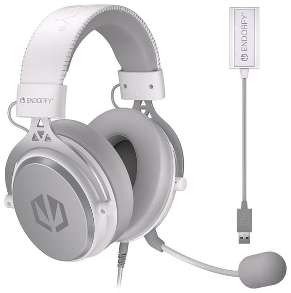 Gaming Earphone ENDORFY Viro Plus 7.1 USB - Onyx White