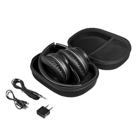 CASTI Logilink, wireless, standard, utilizare multimedia, MP3, smartphone (doar audio), microfon nu, conectare prin Bluetooth 5.0, negru, "BT0053", (t
