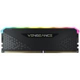 Corsair DDR4, 3200MHz 16GB 1x16GB Dimm, Unbuffered, 16-20-20-38, XMP 2.0, Vengeance RGB RS, RGB LED, Black PCB, 1.35V, for AMD Ryzen & Intel