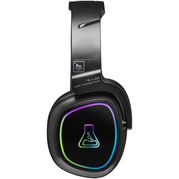 Spelheadset - THE G-LAB - KORP-PROMETHIUM - Trådlöst + Bluetooth - Kompatibel med PC, PS4, XboxOne - Svart