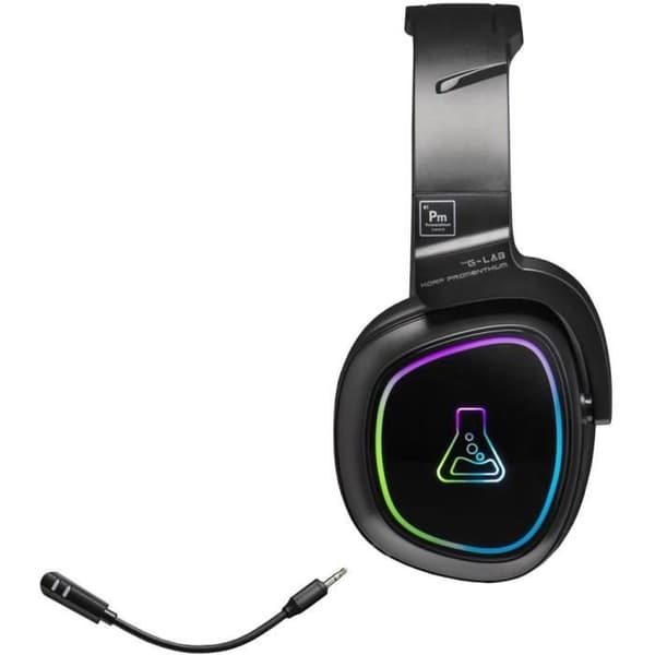 Spelheadset - THE G-LAB - KORP-PROMETHIUM - Trådlöst + Bluetooth - Kompatibel med PC, PS4, XboxOne - Svart
