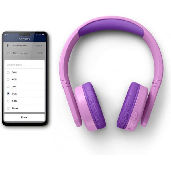 Philips K4206 - trådløse børnehovedtelefoner, pink