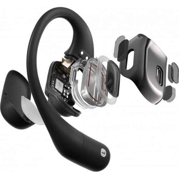 Shokz OpenFit trådlösa hörlurar, svart