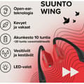 Miniatyrbild 2 av 7: Suunto Wing -öppen öron-sporthörlurar, röd