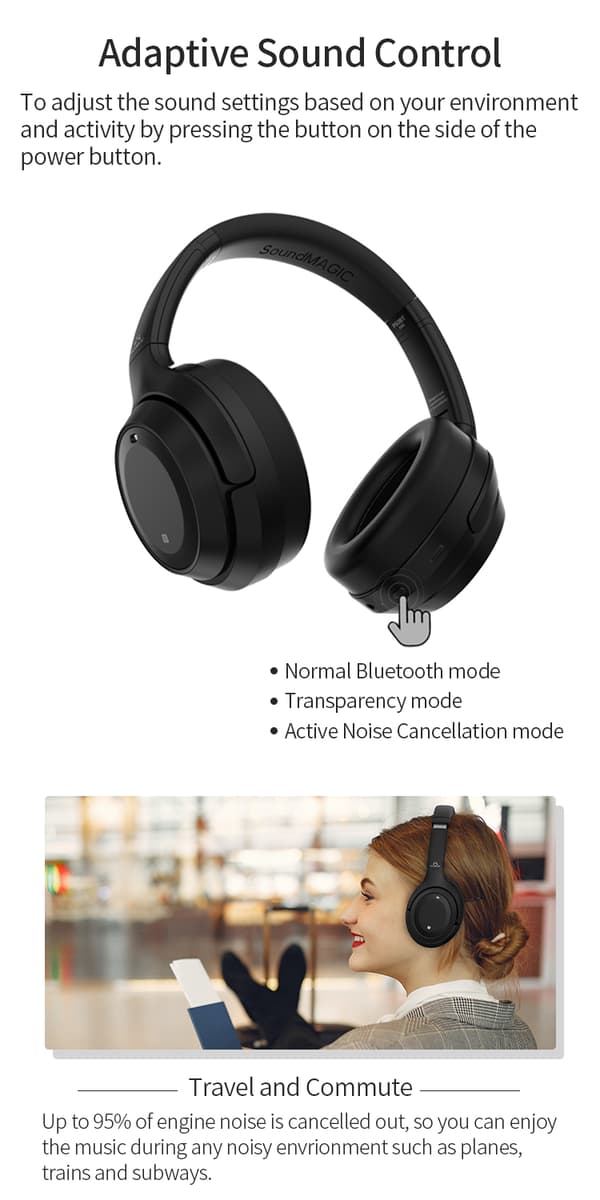 SoundMAGIC P60BT ANC
