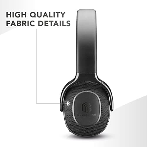 Music+Sound DEEP Bluetooth-hovedtelefoner sorte on-ear max. 25 timers køretid 1 (60722)