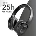 Miniatyrbillede 5 af 6: Music+Sound DEEP Bluetooth-hovedtelefoner sorte on-ear max. 25 timers køretid 1 (60722)