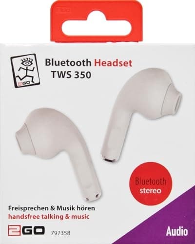 2GO Bluetooth Headset TWS 350 hvid (797358)