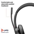 Miniatyrbild 5 av 5: HP Poly Blackwire 4320-M Microsoft Teams certifierade USB-A stereoheadset (77Y98AA)