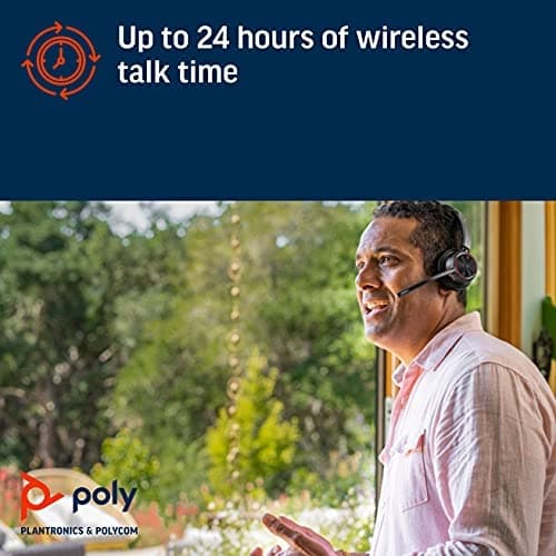 HP POLY Poly Voyager 4320-M - Voyager 4300 UC-serien - Headset - On-Ear - Bluetooth - trådlös, trådbunden - USB-C - Svart - Zoomcertifierad, certifier
