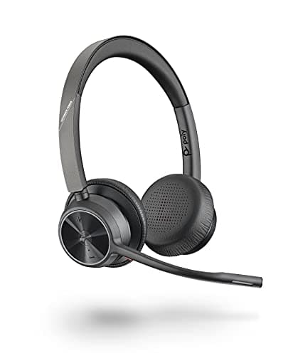 HP POLY Poly Voyager 4320-M - Voyager 4300 UC-serien - Headset - On-Ear - Bluetooth - trådlös, trådbunden - USB-C - Svart - Zoomcertifierad, certifier