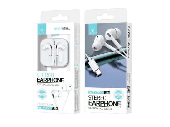 (TYP-C INGÅNG) Stereo In-Ear Hörlurar För Typ-C Audio 1.2M