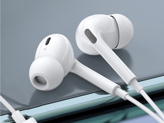 (TYP-C INGÅNG) Stereo In-Ear Hörlurar För Typ-C Audio 1.2M