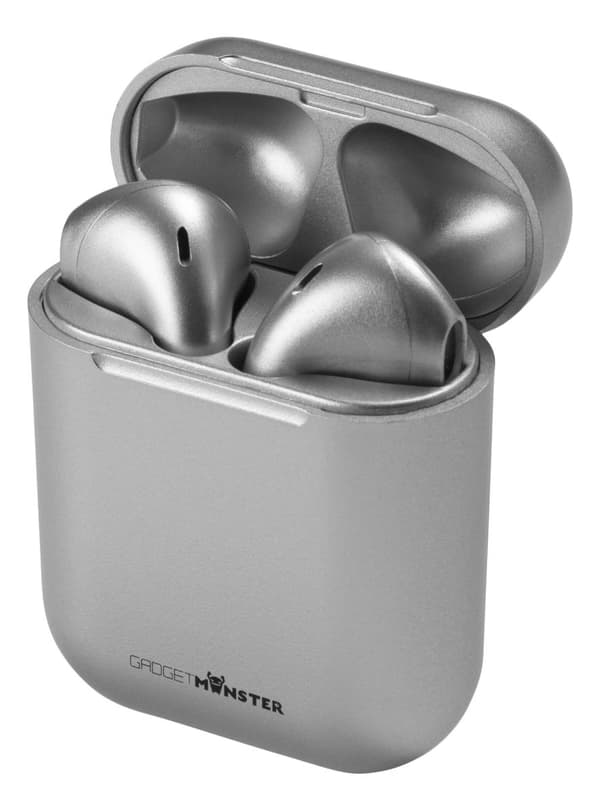 Gadgetmonster TWS Silver Earbuds