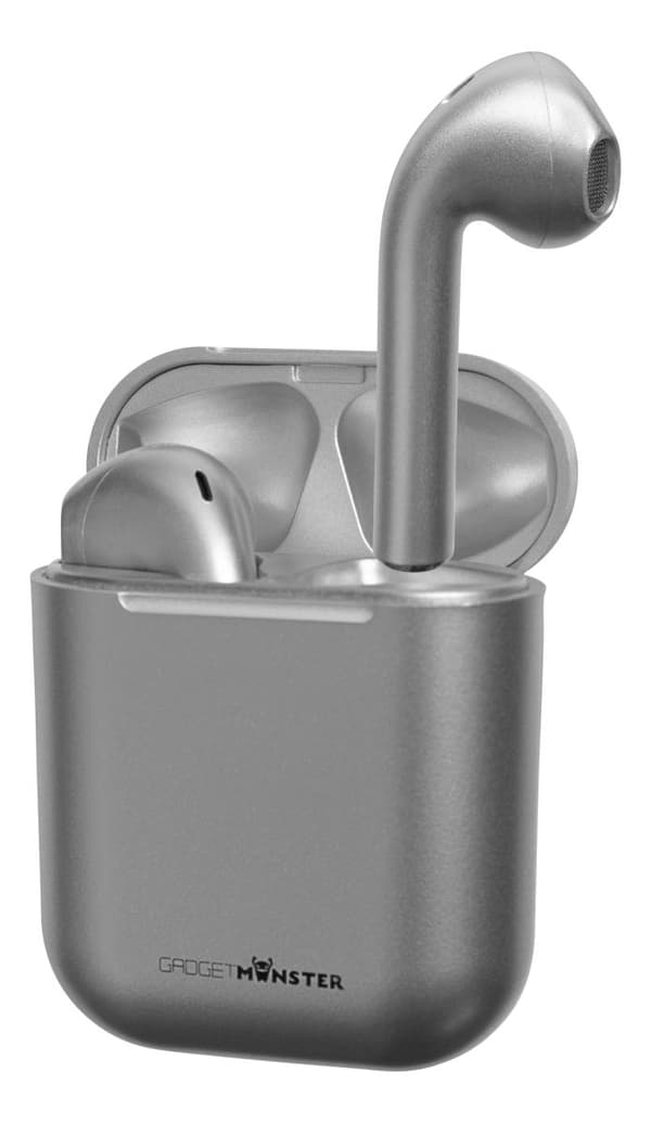 Gadgetmonster TWS Silver Earbuds