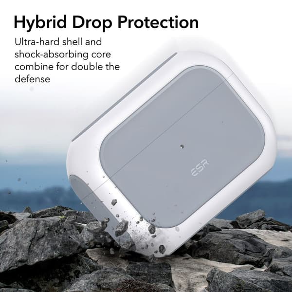 ESR Magsafe Airpods Pro 1/2 Skal Orbit Halolock - Vit