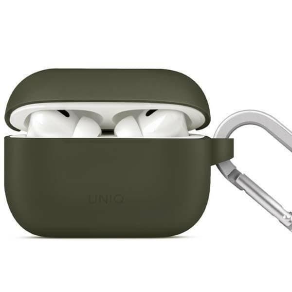 Uniq Airpods Pro 2 Skal Silicone Vencer - Moss Grön