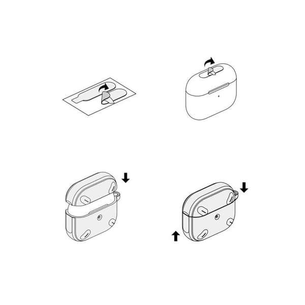 Ringke Onyx Airpods Pro 2 Skal - Grå