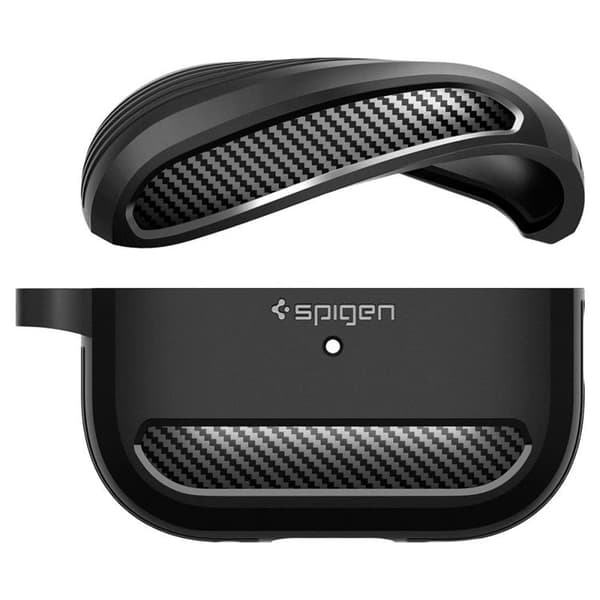 Spigen Airpods Pro 1/2 Skal Rugged Armored - Svart