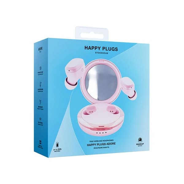 Happy Plugs Hörlur Adore - Rosa