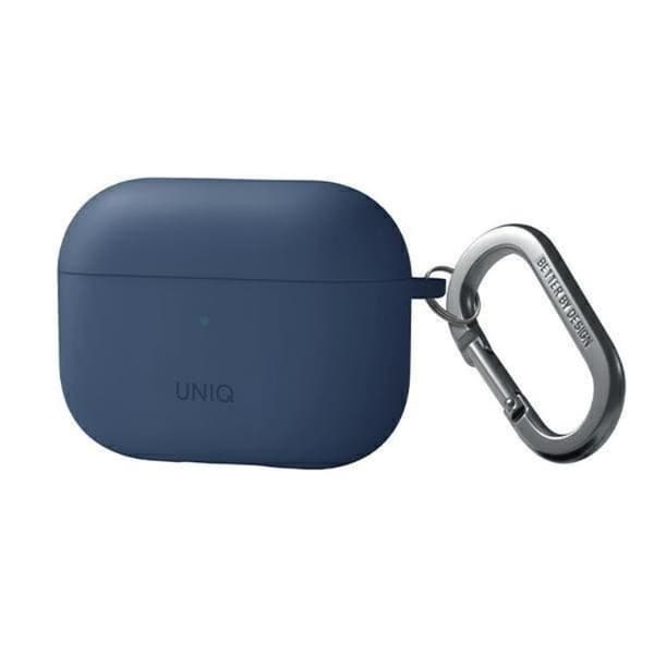 UNIQ AirPods Pro 2 Skal Nexo Silikon med Ear Hooks - Caspian Blå