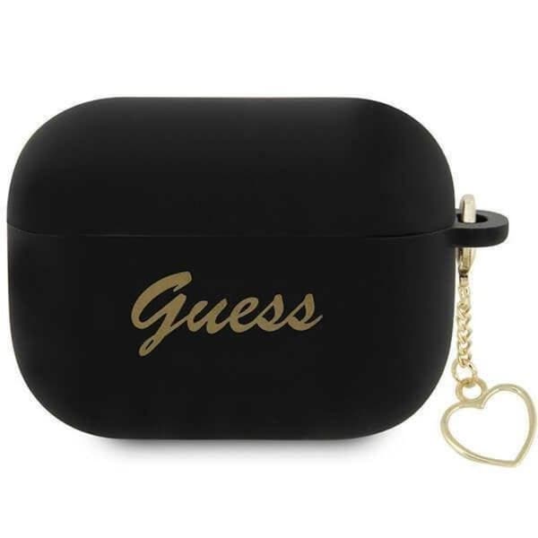 Guess Airpods Pro 2 Skal Charm Heart Collection - Svart